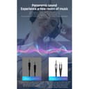 IQ Touch USB-C to 3.5mm Nylon braided 1 Meter Audio Cable