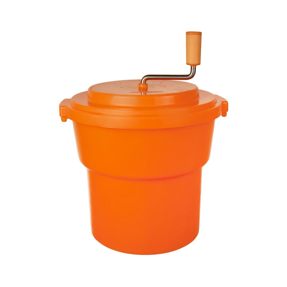 نشافة الخضار يدوية  18.9 لتر برتقالي جوينز Jiwins Orange color 5 Gallon Salad Spinner Orange