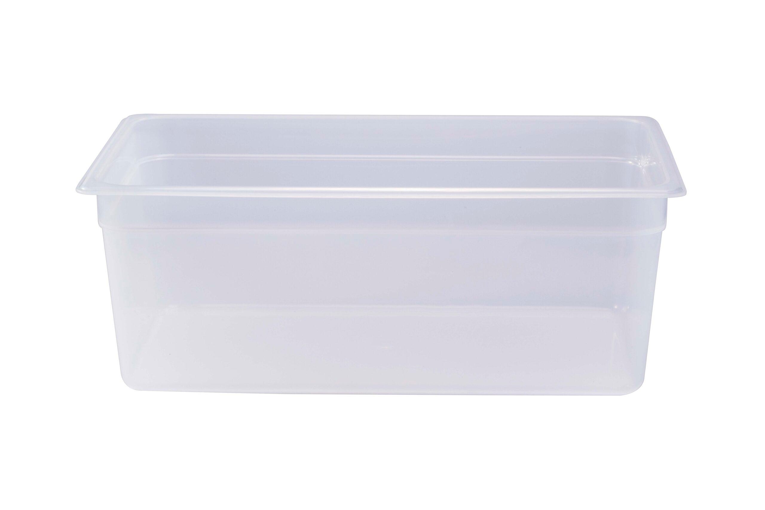 حافظة طعام بلاستيك قياس 1/1 وعمق 100 مم لون أبيض جيوينز Jiwins Plastic 1/1 White Container