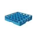 Jiwins Plastic 25-compartment Glass Rack Blue