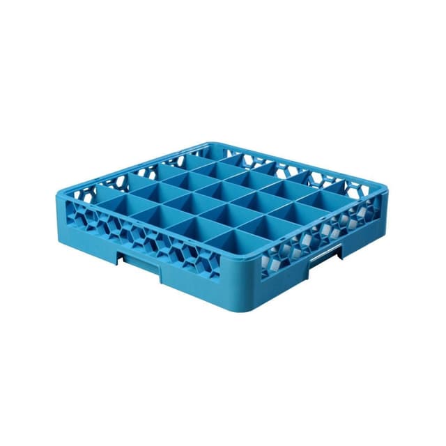 Jiwins Plastic 25-compartment Glass Rack Blue