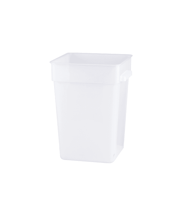 علبة بلاستيك للمطاعم سعة 22 لتر لون أبيض جيوينز Jiwins Plastic Food Storage Container