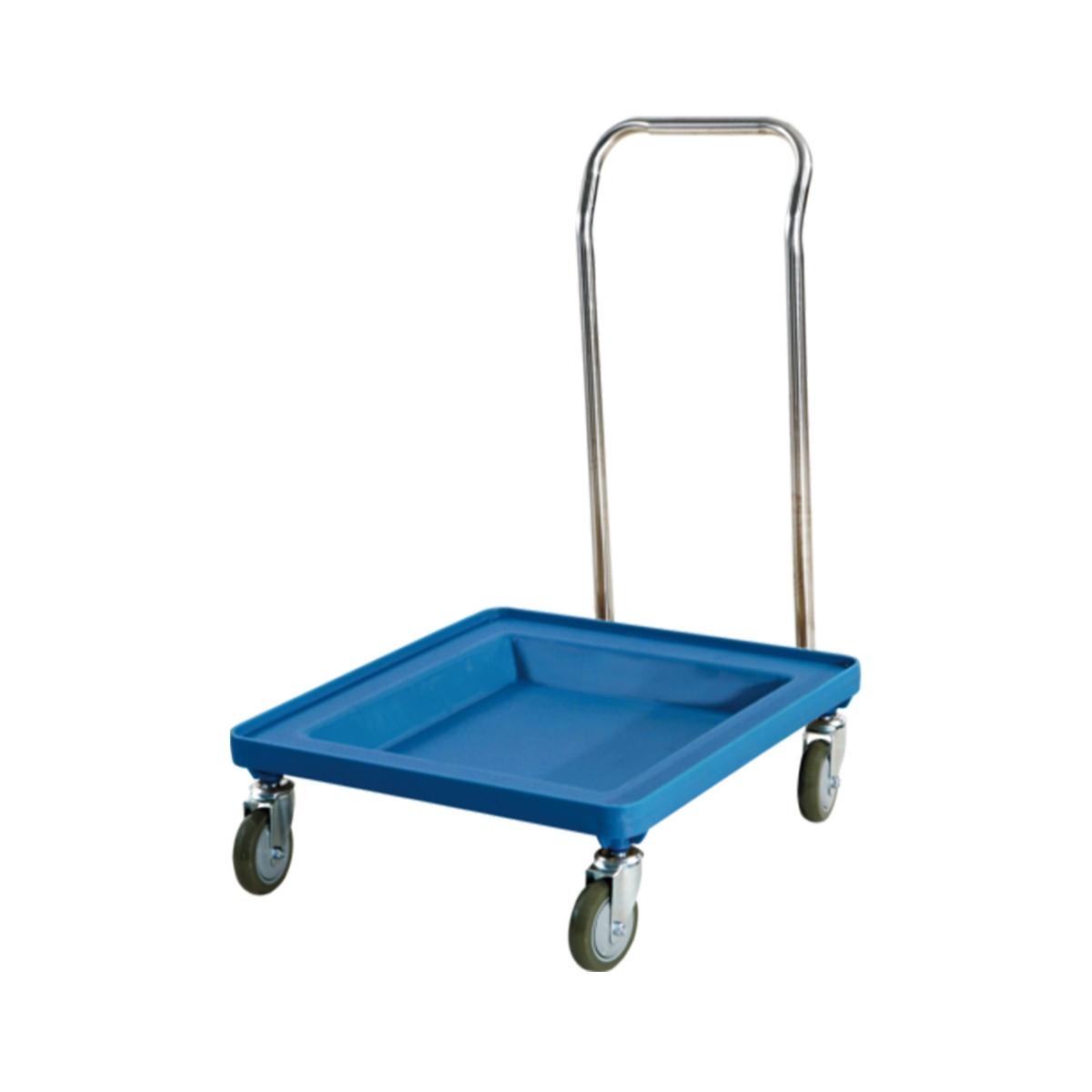 Jiwins Plastic Rack Trolley with Handle Blue