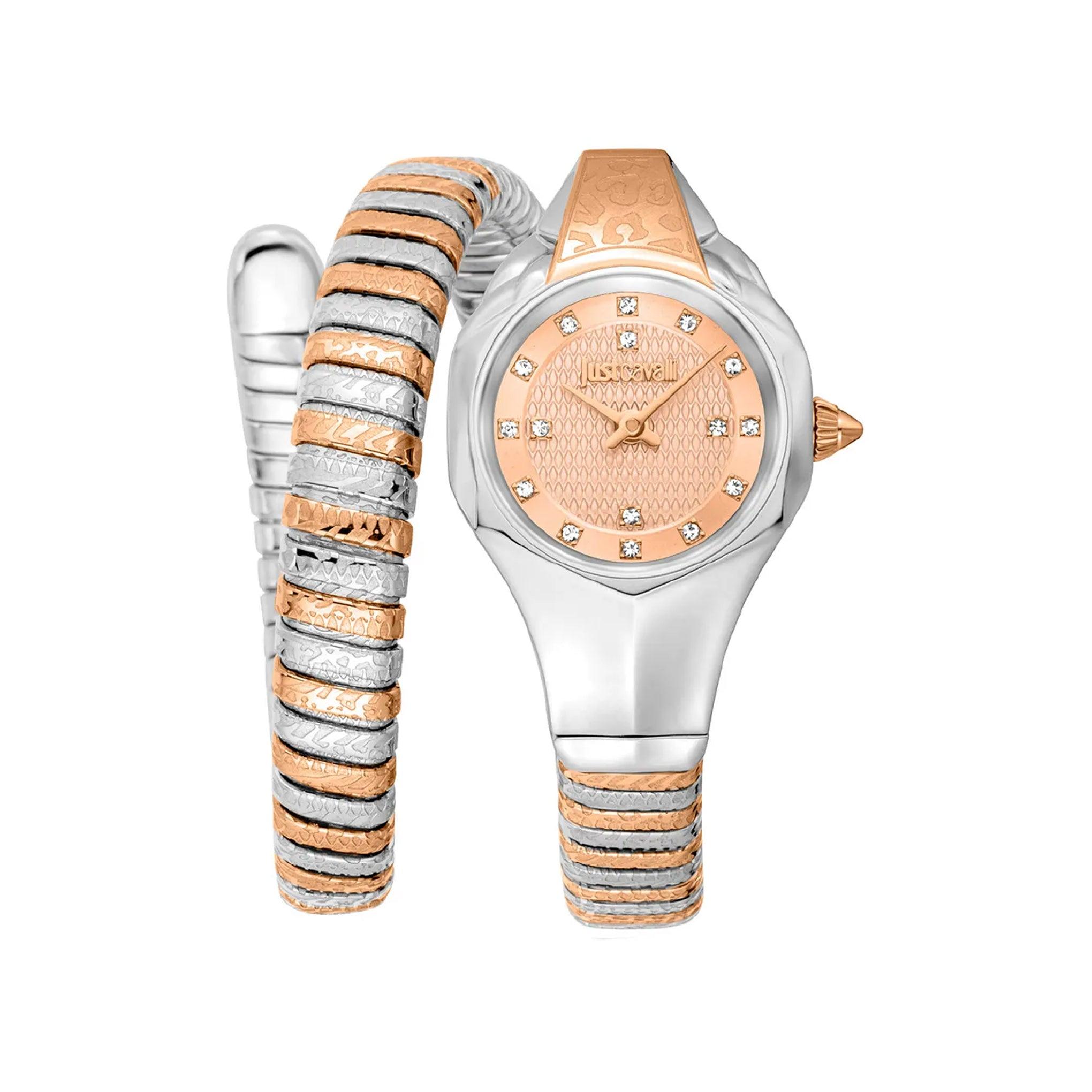 Just Cavalli Women's Amalfi Two Tones Rose Gold Stainless Steel Watch Jc1l270m0065