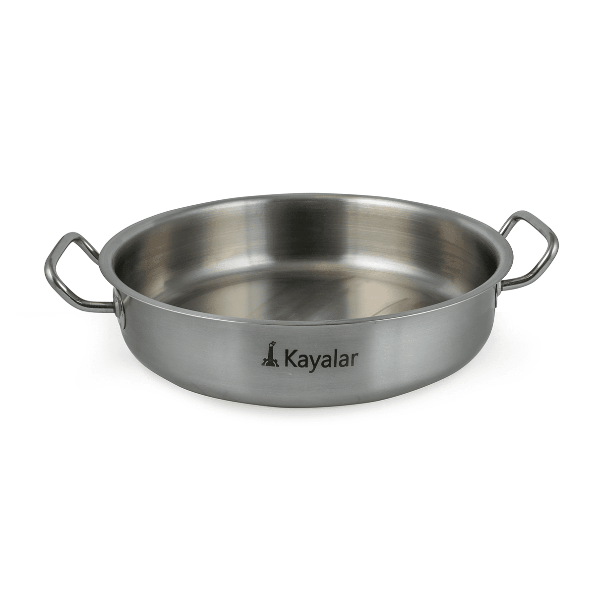 Kayalar Stainless Steel Brazier with Out Lid 10 Liter Silver Stainless Steel