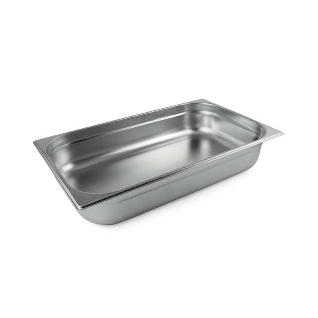 حافظة طعام ستانلس ستيل قياس GN 1/1 وعمق 100 مم كايلر Kayalar Stainless Steel Gastronorm Container - SW1hZ2U6MTg0ODIyOQ==