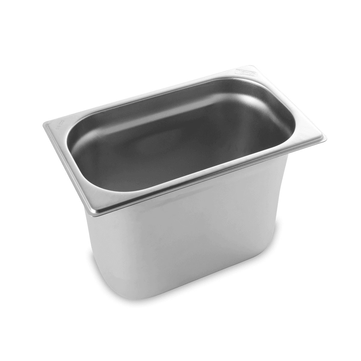 Kayalar Stainless Steel Gastronorm Container GN 1/4-200 mm Silver Stainless Steel