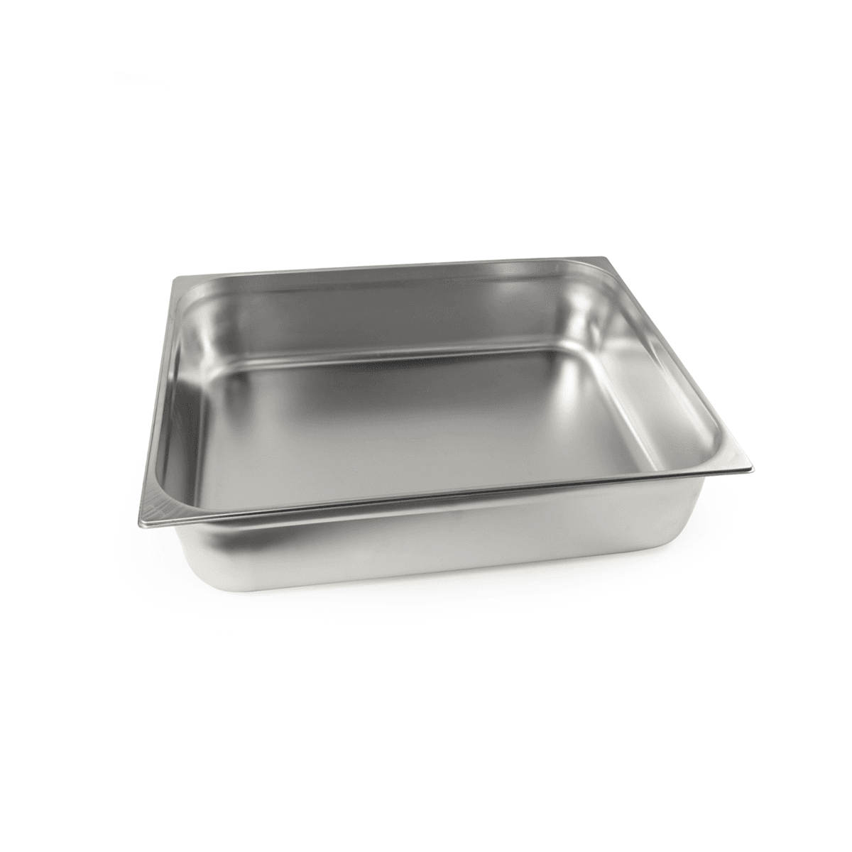 Kayalar Stainless Steel Gastronorm Container GN 2/1-150 mm Silver Stainless Steel