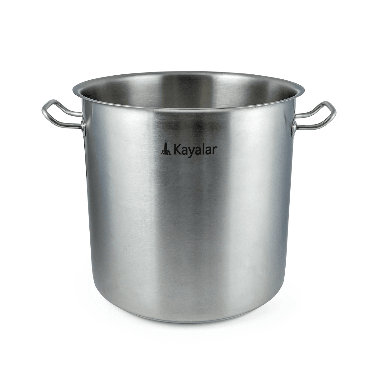 Kayalar Stainless Steel Stew Pot Deep with Out Lid 69 Liter Silver Stainless Steel