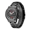 Kenneth Scott Men's Black Dial Chronograph Watch - K22102-Bbbb - SW1hZ2U6MTgzMzM3OQ==