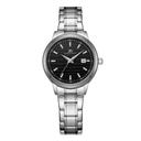 ساعة يد نسائية فضية بحزام معدني مقاوم للصدأ كينيث سكوت Kenneth Scott Women's Analog Watch - SW1hZ2U6MTgzNTcxNA==