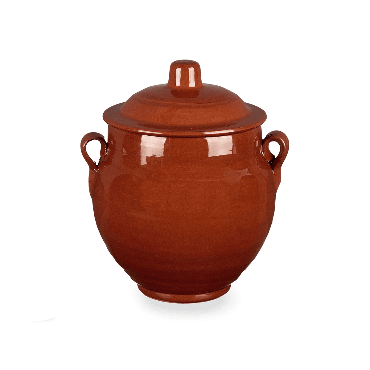 La Dehesa Clay Big Jar with Handles 800 ml Brown