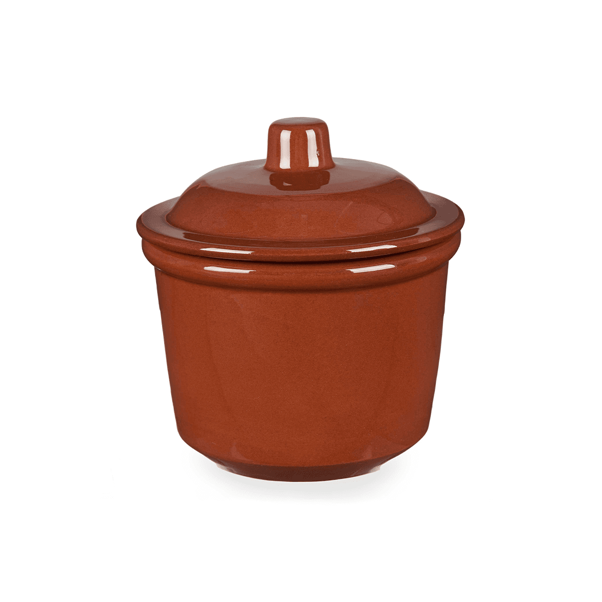 La Dehesa Clay Small Round Jar 450 ml Brown