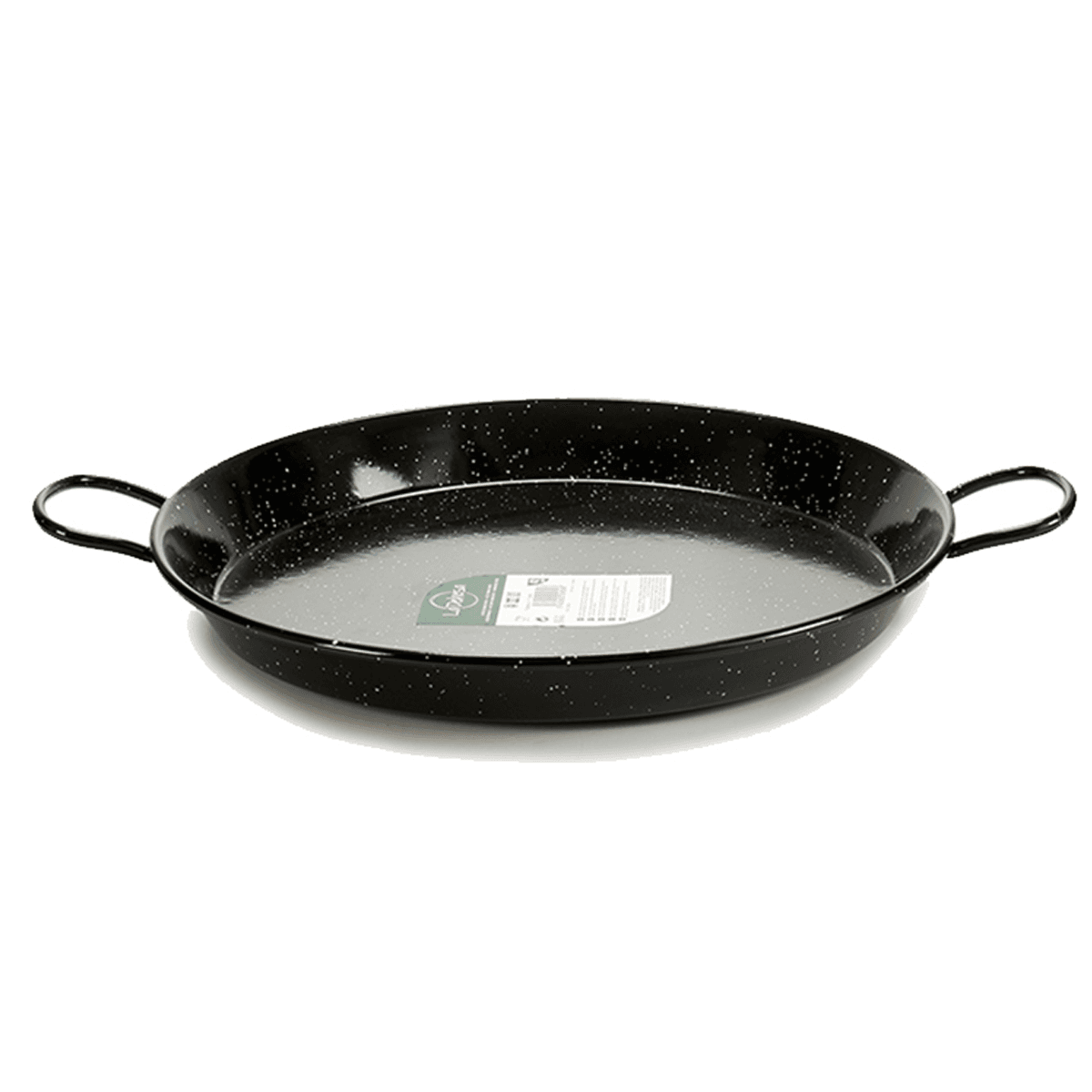 La Dehesa Enameled Steel Paella Pan 70 cm Black