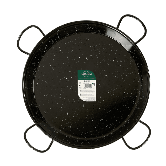 La Dehesa Enameled Steel Paella Pan 80 cm Black - SW1hZ2U6MTg0ODQwNg==