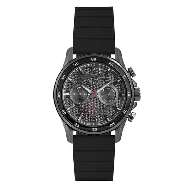 Lee Cooper Men's Multi Function Black Dial Watch €“ Lc06844.061 - SW1hZ2U6MTgzMzMzOA==