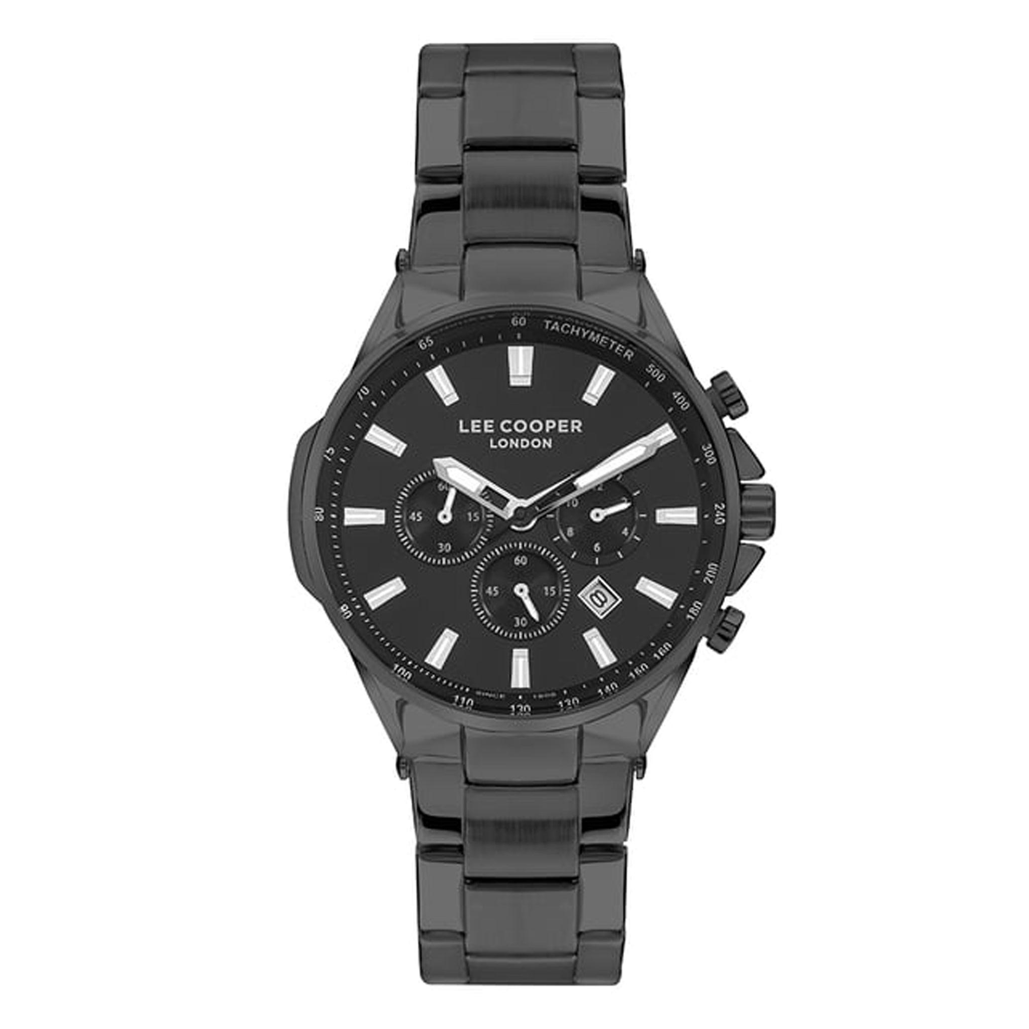 Lee Cooper Men's Multi Function Black Dial Watch €“ Lc07381.060