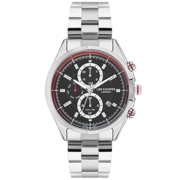 ساعة لي كوبر للرجال متعددة الوظائف بمينا اسود Lee Cooper Men's Multi Function Black Dial Watch €“ Lc07399.350