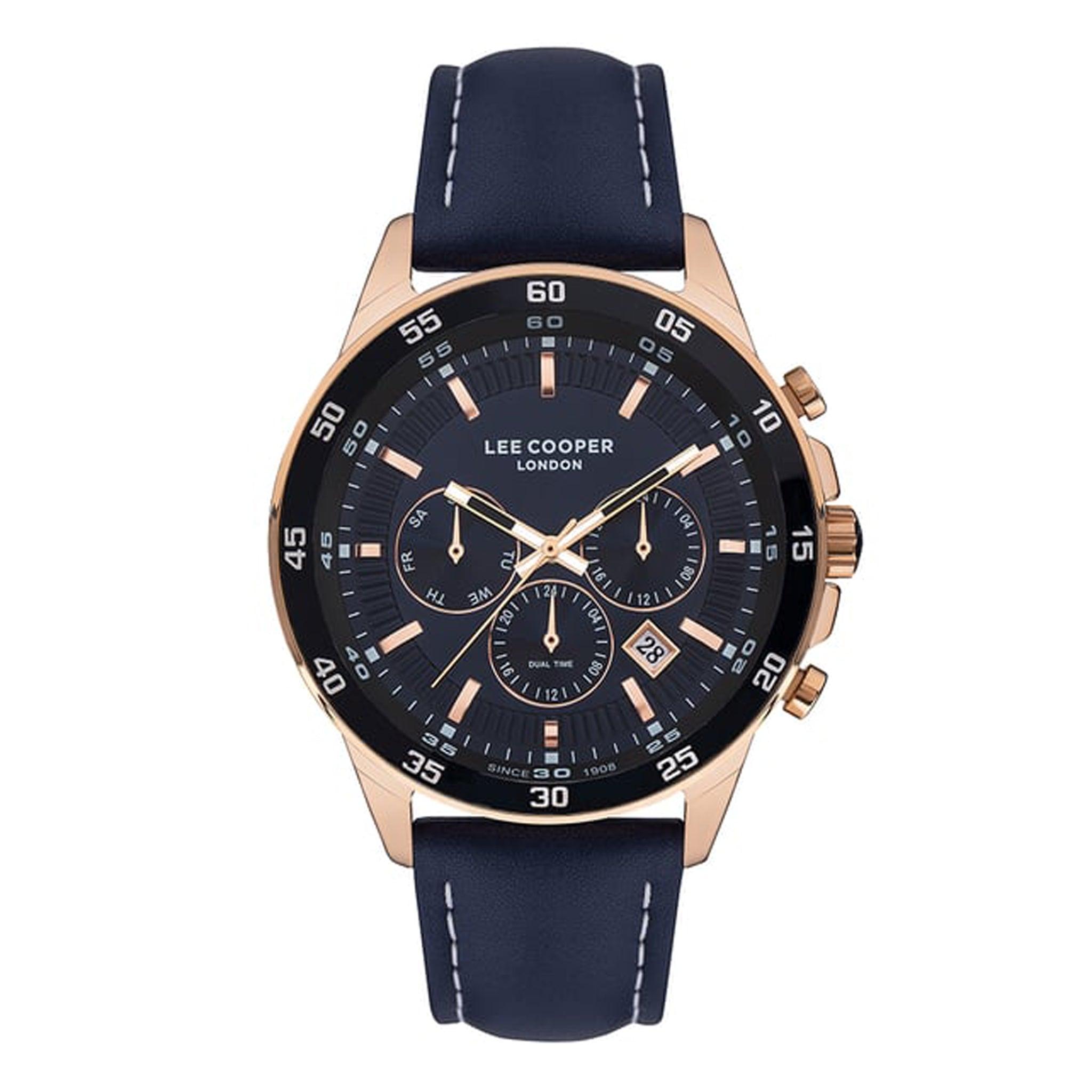 Lee Cooper Men's Multi Function Dark Blue Dial Watch €“ Lc07372.499