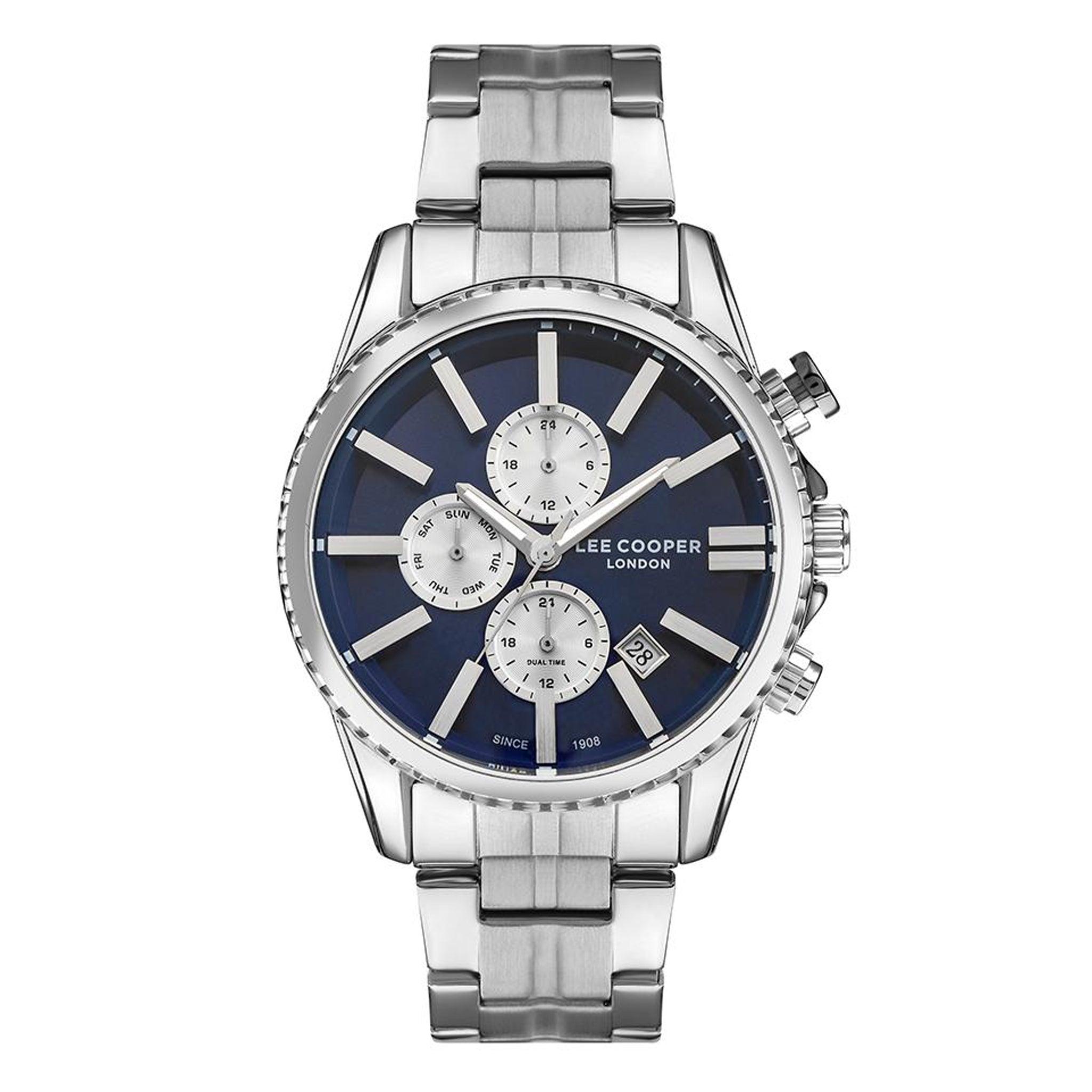 Lee Cooper Men's Multi Function Dark Blue Dial Watch - Lc07397.390