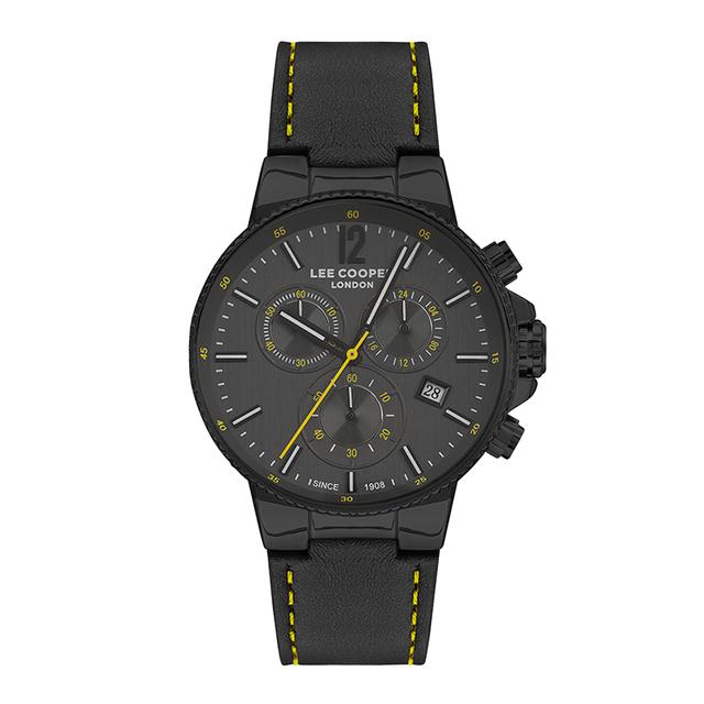 Lee Cooper Multi Function Round Gun Metal Dial Watch - Lc07316.661 - SW1hZ2U6MTgyODkzOQ==