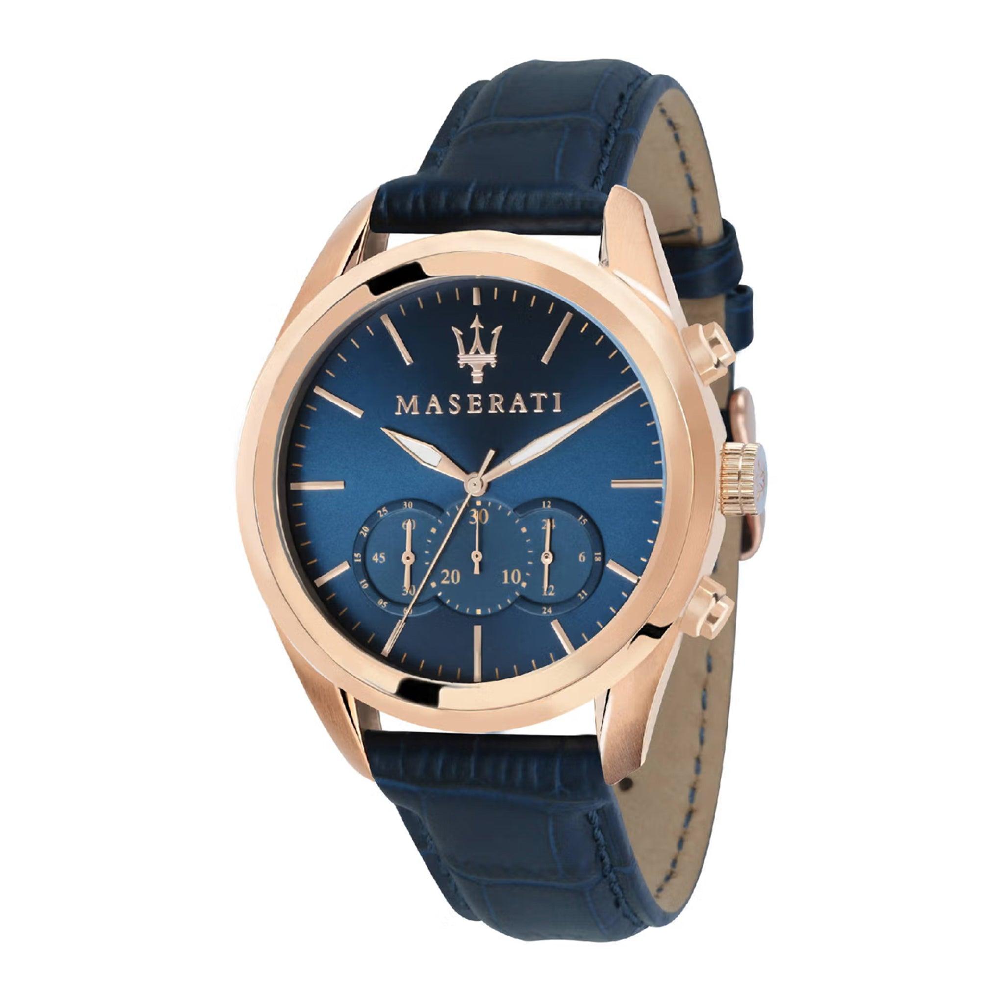 Maserati Traguardo Chronograph Blue Dial Men's Watch R8871612015