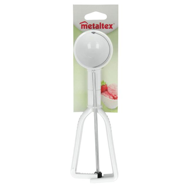 Metaltex Plastic Abs Ice-Cream Scoop Blister 6" Silver White Plastic - SW1hZ2U6MTg0ODY2Mg==