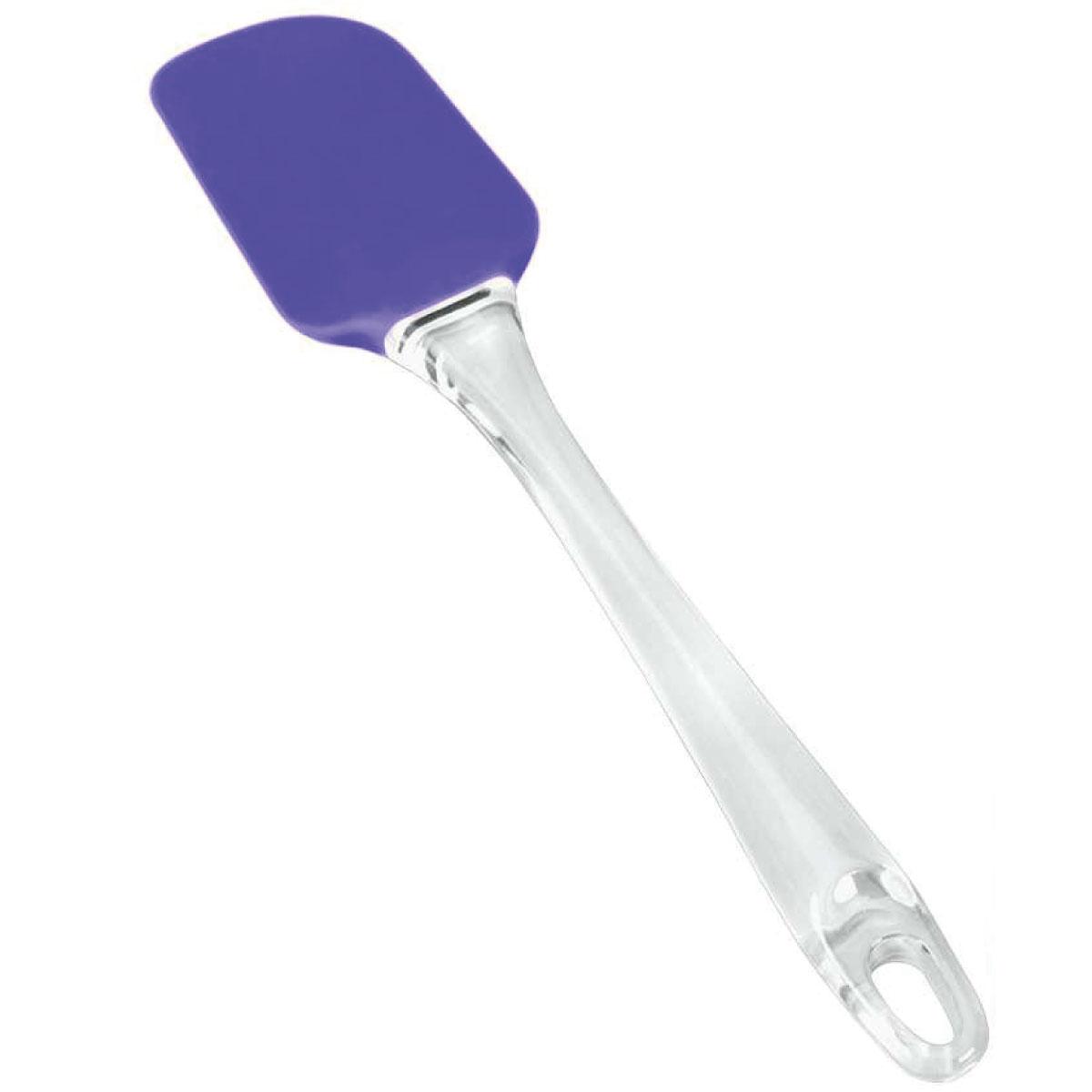 ملعقة سيليكون مسطحة سباتولا لون بنفسجي من ميتالتكس Metaltex Plastic Silspatula Mr.Spatula Blue Dark Cherry Poppy Red Plastic