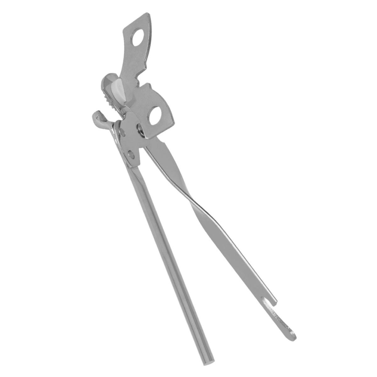 فتاحة علب ستانلس ستيل 6 بوصة صناعة ايطاليا ميتالتكس Metaltex Steel Can Opener Nickel Plated Silver 6"