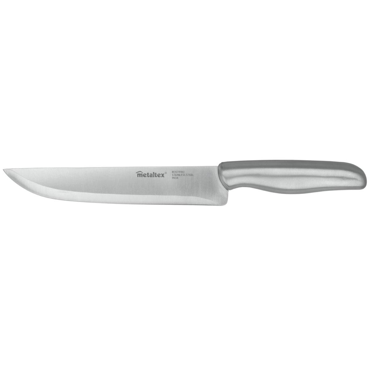 سكين مطبخ ستانلس ستيل 6 بوصة ميتالتكس Metaltex Steel Chef's Knife Gourmet Silver Steel