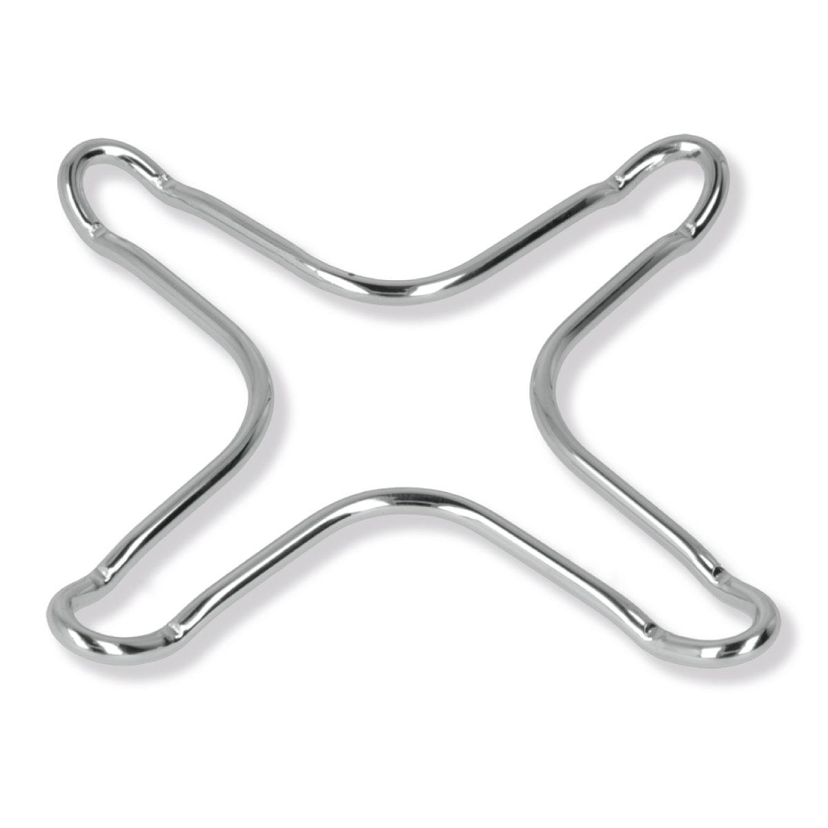 Metaltex Steel Set of 2 Add-Ons For Gas Burner 10" Silver Steel