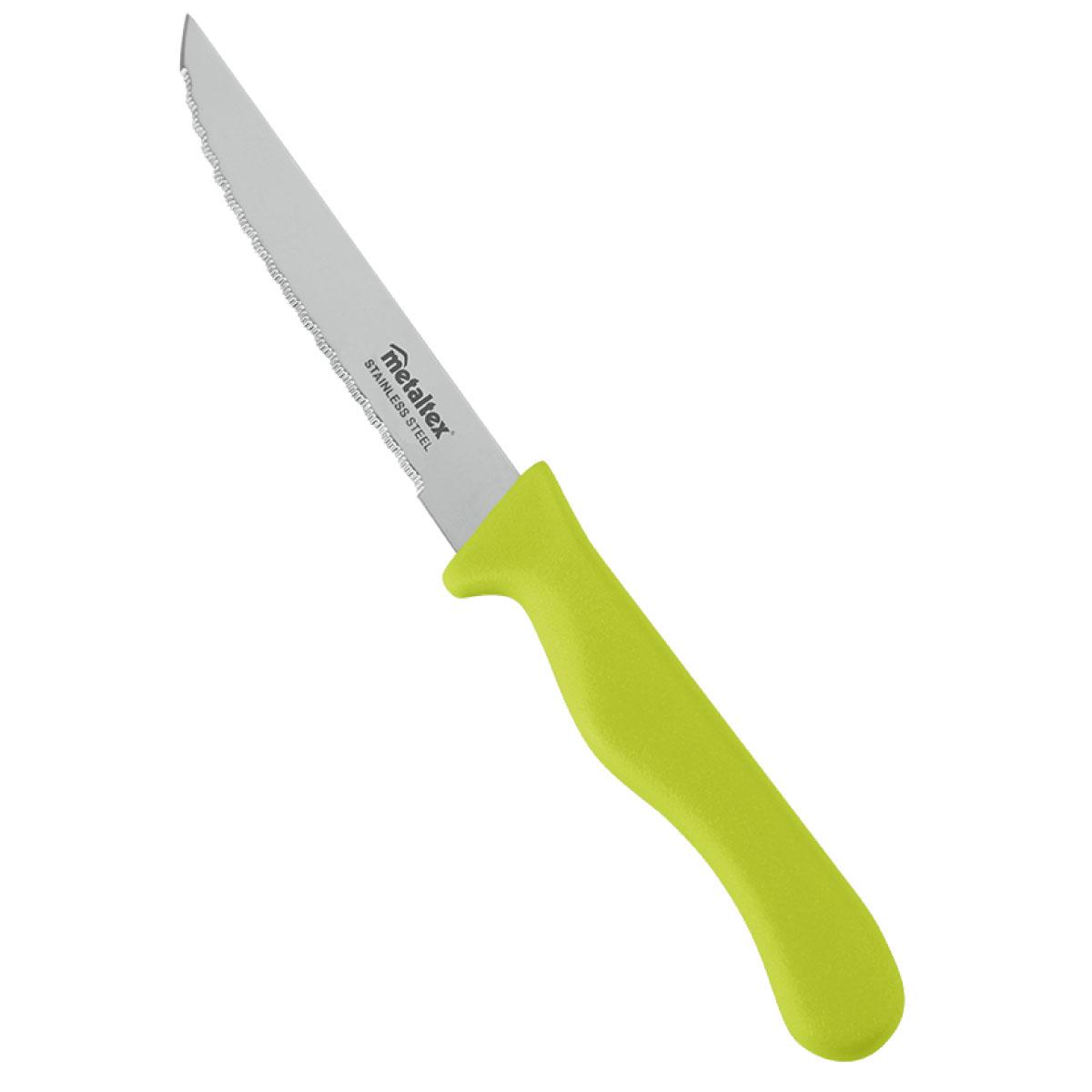 سكين مطبخ لشرائح اللحم ستانلس ستيل 21 سم ميتالتكس Metaltex Steel Steak Knives Basic
