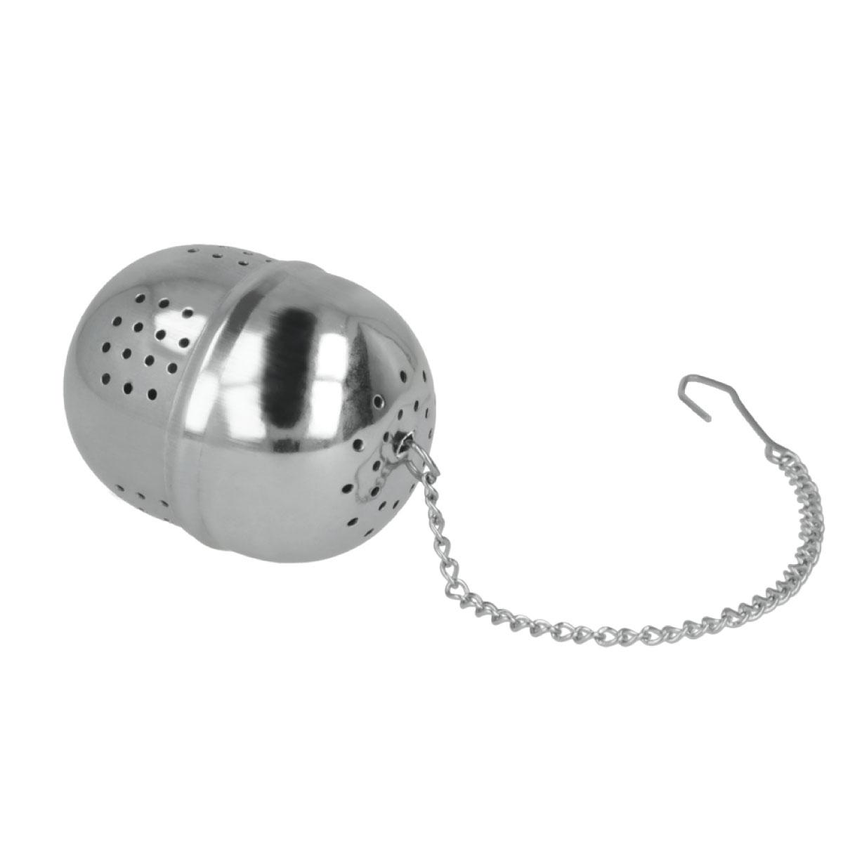 Metaltex Steel Tea Ball 6" Silver Stainless Steel