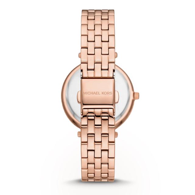 Michael Kors Darci Three-Hand Rose Gold-Tone Stainless Steel Watch And Steel Bracelet Set - Mk1064set - SW1hZ2U6MTgxNTA2OQ==