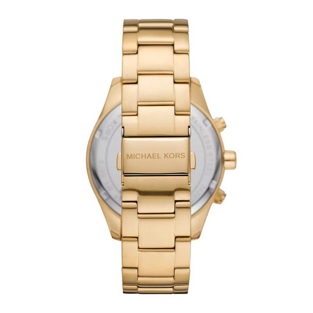 ساعة مايكل كورس لايتون كرونوغراف ذهبية اللون من الستانلس ستيل للرجال Michael Kors Men's Layton Chronograph Gold-Tone Stainless Steel Watch Mk8873 - SW1hZ2U6MTgyMDc4Ng==