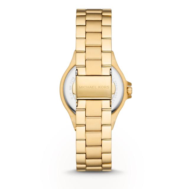 ساعة مايكل كورس ميني لينوكس بثلاث عقارب ذهبية اللون من الستانلس ستيل للنساء Michael Kors Mini-Lennox Three-Hand Gold-Tone Stainless Steel Watch - Mk7278 - SW1hZ2U6MTgyMjAzOA==
