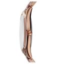 ساعة مايكل كورس سليم رنواي للنساء من الذهب الوردي وصدف السلحفاة  Michael Kors Mk4301 Slim Runway Rose Gold & Tortoiseshell Watch For Women - SW1hZ2U6MTgyMjA0OQ==