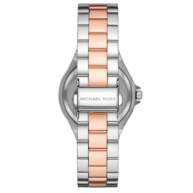 ساعة مايكل كورس لينوكس كوارتز للنساء بحزام ثنائي اللون من الستانلس ستيل Michael Kors Mk6989 Women's Lennox Quartz Watch With Stainless Steel Strap, Two-Tone - SW1hZ2U6MTgxNjg4OQ==