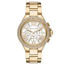 Michael Kors Mk6994 Camille Gold Quartz Chronograph Classic Steel Strap Analog Women's Watch - SW1hZ2U6MTgxNTA0Mg==