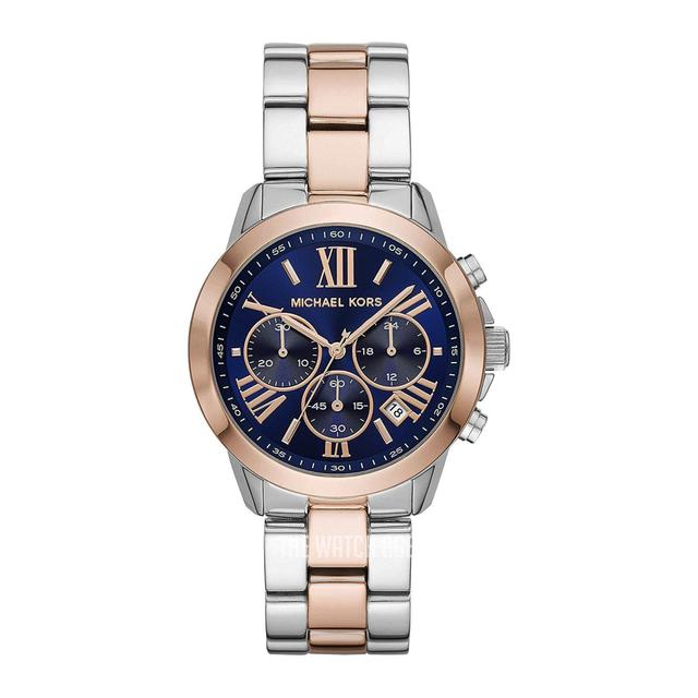 ساعة مايكل كورس برادشو للسيدات بلونين من الستانلس ستيل Michael Kors Women's Bradshaw Two Tone Stainless Steel Watch Mk6389 - SW1hZ2U6MTgyNjk1OQ==