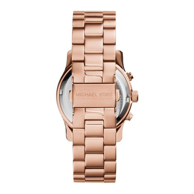 ساعة مايكل كورس برينكلي روز جولد للنساء من الستانلس ستيل Michael Kors Women's Brinkley Rose Gold Stainless Steel Watch Mk6204 - SW1hZ2U6MTgyNjIyNA==