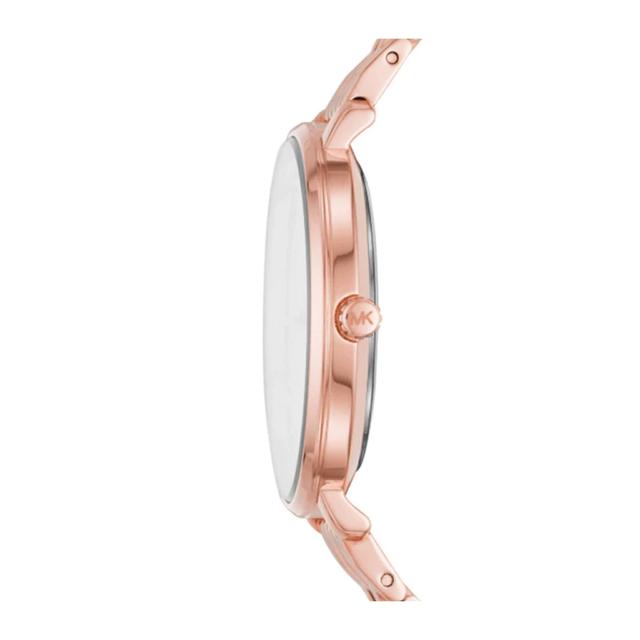 ساعة مايكل كورس برينكلي روز جولد للنساء من الستانلس ستيل Michael Kors Women's Brinkley Rose Gold Stainless Steel Watch Mk6204 - SW1hZ2U6MTgyNjIyNg==