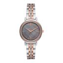 Michael Kors Women's Cinthia Grey Mother Of Pearl Dial Stainless Steel Ban Watch - Mk3642 - SW1hZ2U6MTgxNTkwOQ==