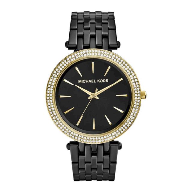 ساعة مايكل كورس دارسي انالوج بحزام ستانلس ستيل Michael Kors Women's Darci Analog Stainless Steel Band Watch Mk3322 - SW1hZ2U6MTgyNjk3Mw==