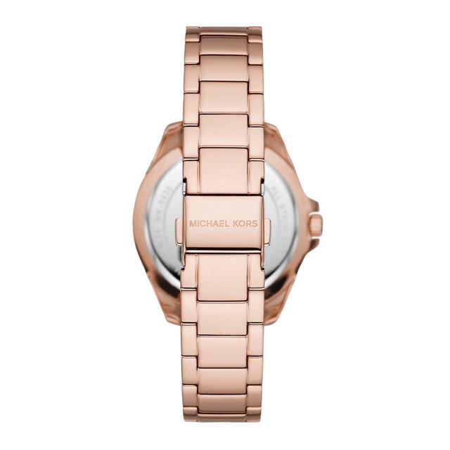 Michael Kors Women's Kacie Three-Hand Rose Gold-Tone Stainless Steel Watch Mk6930 - SW1hZ2U6MTgxNzg0MA==