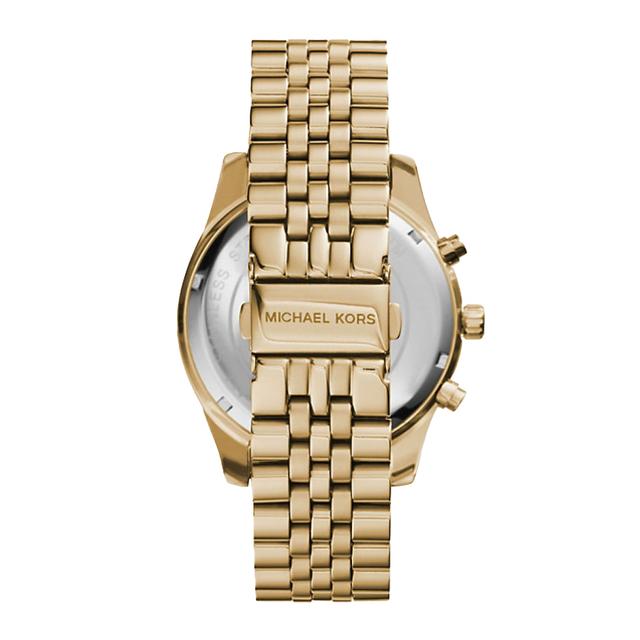 ساعة مايكل كورس ليكسينغتون كرونوغراف ستانلس ستيل للنساء Michael Kors Women's Lexington Chronograph Stainless Steel Watch Mk6473 - SW1hZ2U6MTgyMzMwOQ==