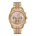 ساعة مايكل كورس ليكسينغتون كرونوغراف ستانلس ستيل للنساء Michael Kors Women's Lexington Chronograph Stainless Steel Watch Mk6473 - SW1hZ2U6MTgyMzMwNw==