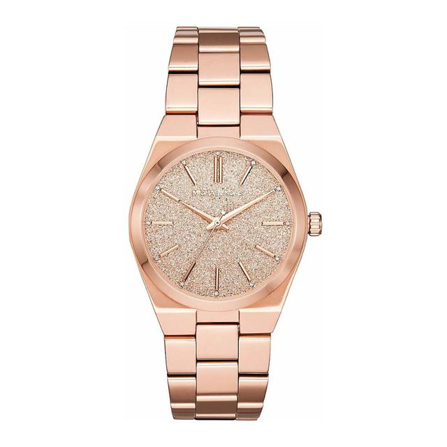 ساعة مايكل كورس للنساء كوارتز ستانلس ستيل بمينا ذهبي ورديMichael Kors Women's Quartz Stainless Steel Rose Gold Dial 36mm Watch Mk6624 - SW1hZ2U6MTgxOTUwOA==