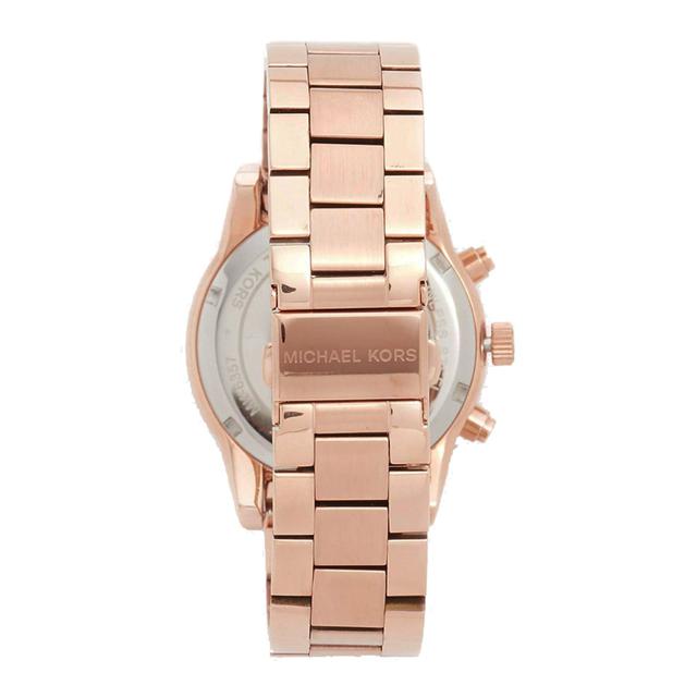 Michael Kors Women's Ritz Rose Gold Stainless Steel Quartz Watch Mk6357 - SW1hZ2U6MTgyMzMxNg==