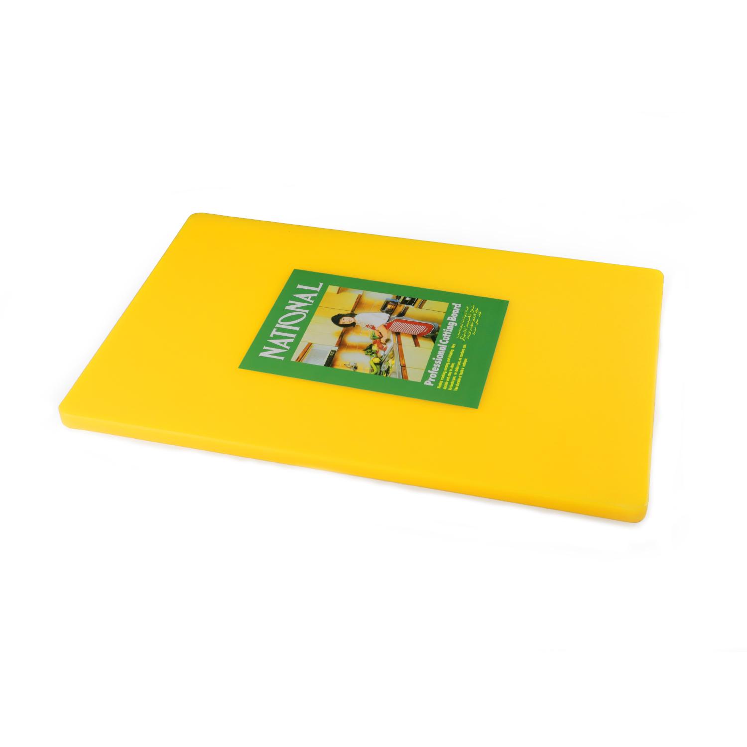 National PE Cutting Board Yellow 60 cm